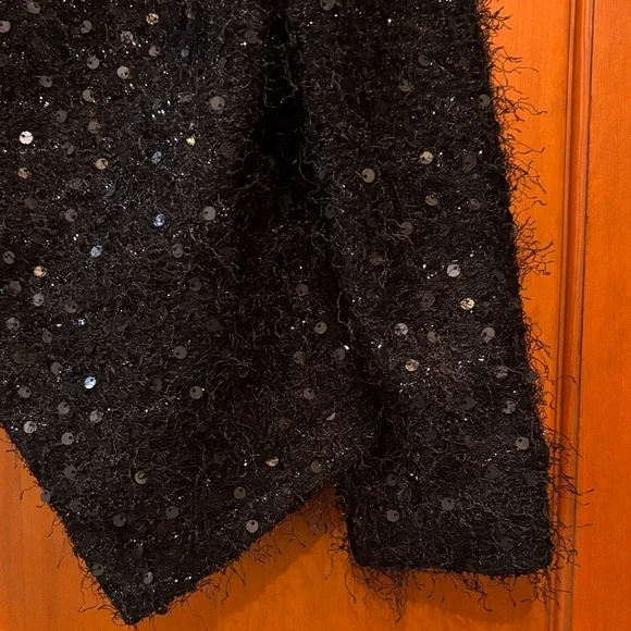 NWT Ann Taylor LOFT Women's Black Textured Blazer Size 8 - Picture 9 of 12